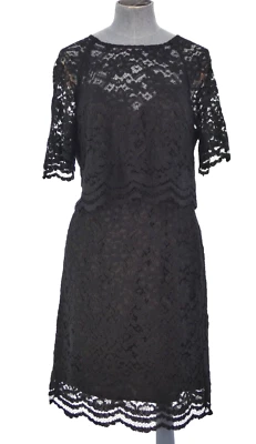 Vestido de Encaje Whistles Negro Lápiz Manga Corta Inteligente Ocasión Especial Talla UK 12 Foto 1 de 4