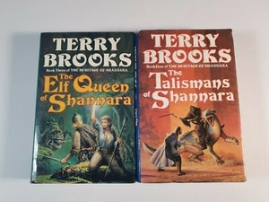 Terry Brooks Talisman & Elf Queen of Shannara 2 Book Bundle Fantasy Hardback  - Picture 1 of 11