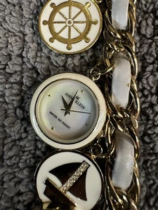 Anne Klein Charm Style Bracelet sailing beach 10/9384 Wrist Watch for Women - Picture 1 of 6
