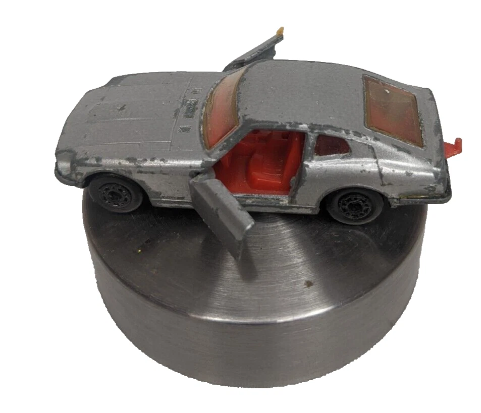 Caja de cerillas de plata Superfast Datsun 280z 1978 vintage 2+2 #87 Lesney Inglaterra Foto 1 de 4