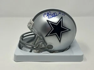 Charlie Williams Autographed Mini Dallas Cowboys Helmet JSA - Picture 1 of 4