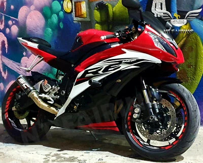 Carenado de inyección de plástico NA ABS rojo negro apto para Yamaha 2008-2016 YZF R6 s002 Foto 1 de 4