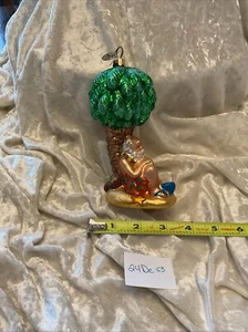 Christopher Radko Claus in Paradise Ornament mundgeblasenes Glas Weihnachtsmann Strand Palme - Bild 1 von 5