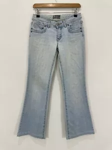 Jay Jays Jeans Women 8 (28x29.5) Blue Denim Bootcut Low Rise Stretch - Picture 1 of 14