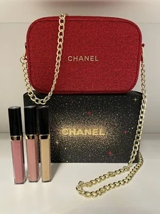 CHANEL 2021 HOLIDAY GIFT SET SHEER SENSATION LIPGLOSS LIP TRIO LIMITED EDITION - Picture 1 of 12