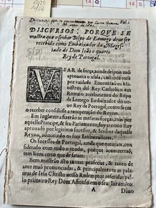 history political 1642 King John IV euroe 1 st edition - Picture 1 of 8