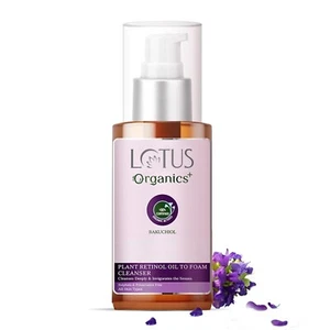 Lotus Organics+ Bakuchiol Plant Retinol Oil to Foam Cleanser 100ml - Picture 1 of 10