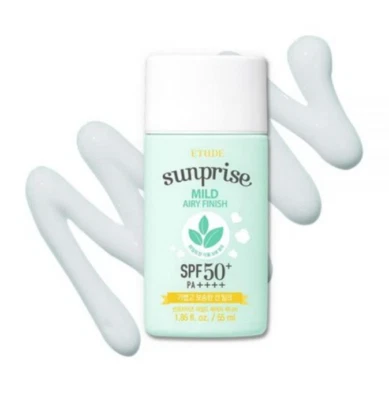 Etude Sunprise Mild Airy Finish 55ml SPF50+ PA++++ K-Beauty Foto 1 de 2