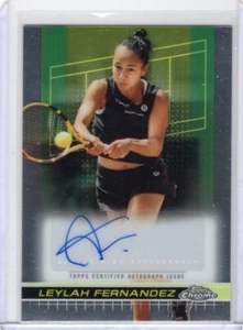 2024 Topps Chrome LEYLAH FERNANDEZ Auto AUTOGERAPH #TCA-LFZ - Picture 1 of 1