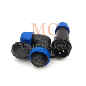 SD20 3Pin Waterproof Connector IP67 Plug Socket,Industrial Electrical Connector - Picture 1 of 8
