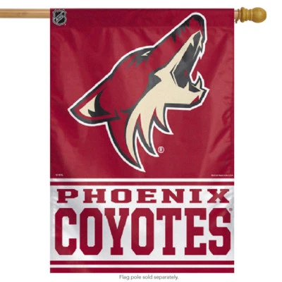 Bandera vertical Arizona Coyotes con licencia NHL 28" x 40" Foto 1 de 3