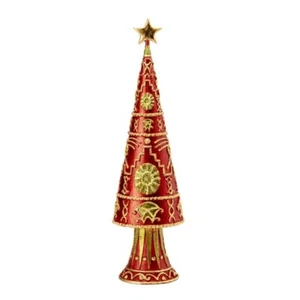 Albero di Natale Lamart resina rosso 33 cm 1024158 - Foto 1 di 1