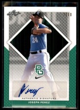 2016 Leaf Perfect Game National Showcase Autographs Silver Joseph Perez Auto
