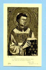 SANTINO ANTICO  SANTO STEFANO   IMAGE PIEUSE - HOLY CARD SANTINI - Picture 1 of 1