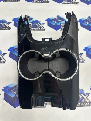 Ford Fusion 2013-2020 consola central delantera doble portavasos negro OEM Foto 1 de 4