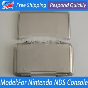 For Nintendo NDS DS Console TPU Silicone Case Protective Cover Shell Clear Black - Picture 1 of 8