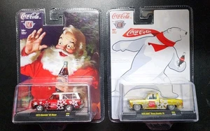 2023 M2 Machines Coca-Cola - 76 GMC Sierra Grande - 73 Chevy K5 Blazer -Lot Of 2 - Picture 1 of 2
