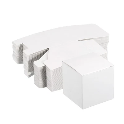 Carta Cartone Scatole Ondulato Carta Scatola Bianco 2.4" x 2.4" x 2.4" 30pz - Immagine 1 di 4