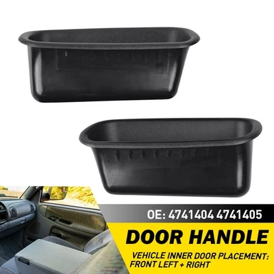 Tirador de la manija de la puerta delantera derecha izquierda para Dodge Ram 1500 2500 3500 1994-2002 EC Foto 1 de 4