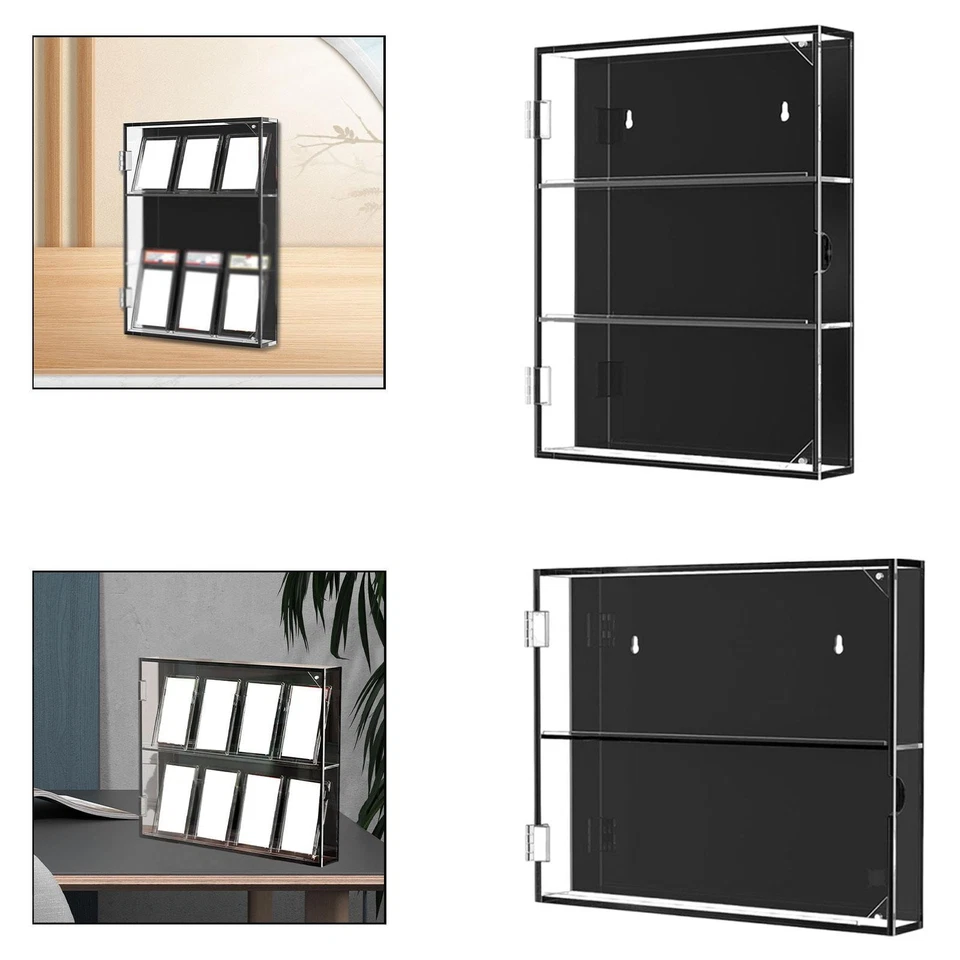 Baseballs Card Display Case, Trading Cards Frame, Multifunctional Wall Mounted - Image 1 of 1