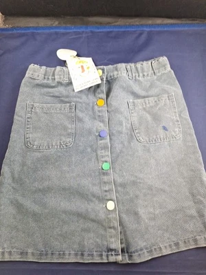 Falda vaquera Bobo Choses nueva con etiquetas niñas talla 10-11 años difícil de encontrar *16 en caja original Foto 1 de 4