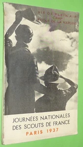 1937 SCOUT SCOUTISME JOURNEES NATIONALES SCOUTS FRANCE PARIS MEUTE PATROUILLE - Imagen 1 de 4