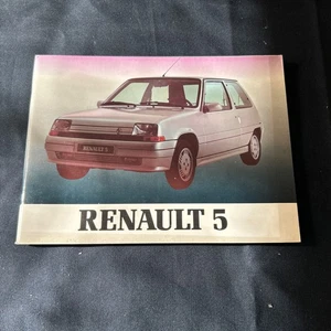 Libretto Uso e Manutenzione RENAULT 5 - Ed. Italiana - Foto 1 di 24