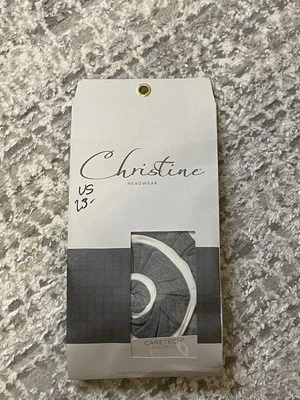 CHRISTINE HEADWEAR Karuna Turban Grey Melange Swirl (New) - Image 1 of 3