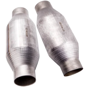 2 Pieces 2.25inch Catalytic Converter Universal Weld-on Connection Full Ceramic - Picture 1 of 13