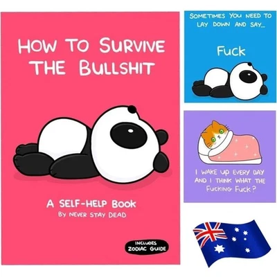 HOW TO SURVIVE THE BULLSHIT English Self Curing Life Knowledge Book For Beginner - image 1 of 4