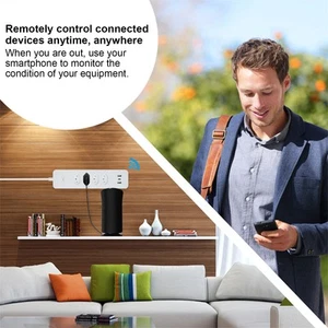 Smart Power Strip Multi Function Brazil Plug Remote Controled Power Strip - Picture 1 of 12