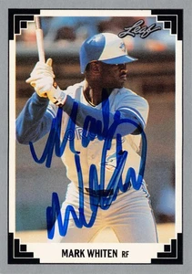 Mark Whiten autographed Baseball Card (Toronto Blue Jays) 1991 Leaf #234 - Picture 1 of 2