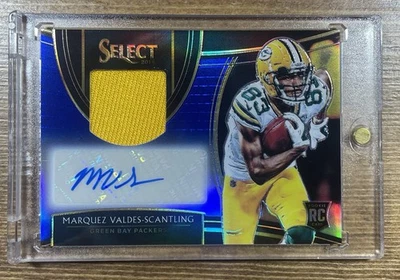 2018 Panini One #60 Marquez Valdes-Scantling Auto Patch /75  - Image 1 of 2
