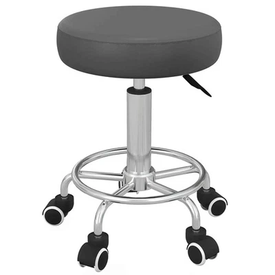 NEW Vinsetto Salon Stool with Adjustable Height, Grey $69.99 Foto 1 de 3