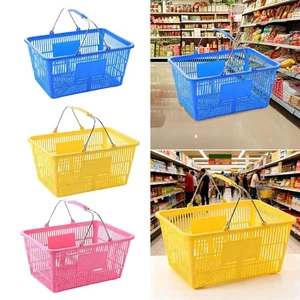 Shopping Basket Lightweight Iron Storage Basket for Food Vegetables Bedroom - Picture 1 of 20