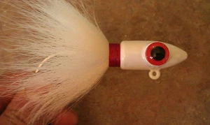3oz oder 4oz Big Eye Bucktail Jig, Wahoo / Striper Angelköder, Sie wählen Farben! - Bild 1 von 6