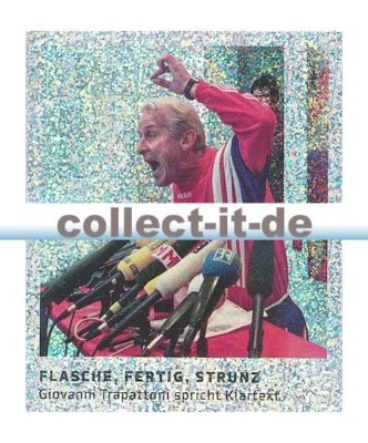 Panini 11 Freunde Fußball Klassiker - Sticker 77 - Flasche, fertig, strunz