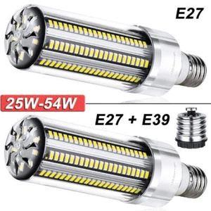 25W-54W Super Bright Corn Light Bulb E26/E27/E39 Base LED Bulb Warm White Lamp - Picture 1 of 20