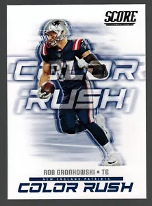 ROB GRONKOWSKI 2018 Score COLOR RUSH Insert #16 - 2 Card Lot - Picture 1 of 2