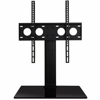 WALI TABLETOP TV STAND BLACK GLASS BASE ✪NEW✪ 32-47 In LCD LED MONITOR TVDVD-01 - Image 1 of 4