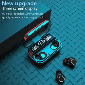 Bluetooth Headset 5.3 True Wireless Earphones Earbuds Headphones HiFi Sport TWS - Picture 1 of 3