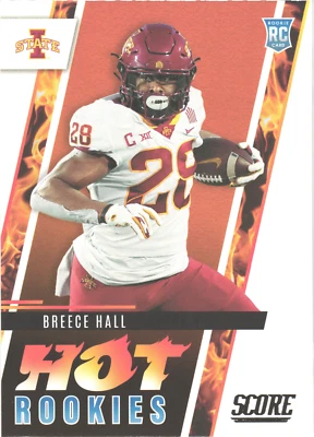 2022 Panini Score Hot Rookies Breece Hall - Image 1 of 2