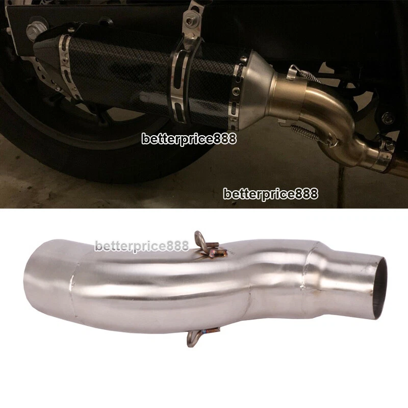 Sistema de escape para motocicleta Honda CTX700 tubo de enlace medio 51 mm acero inoxidable Foto 1 de 4