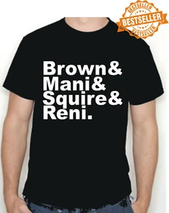 Brown&Mani&Squire&Reni T-Shirt / Stone Roses / Indie Music / Retro / Size Large - Picture 1 of 12