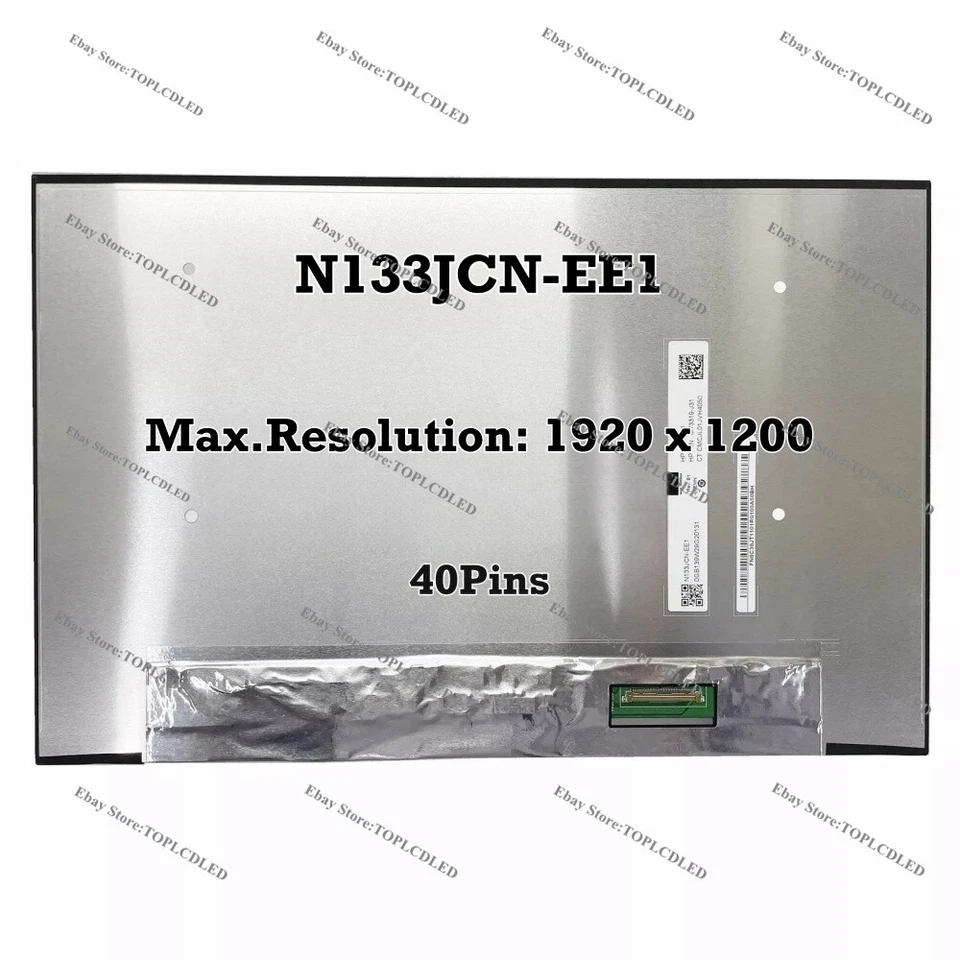 N133JCN-EE1 13.3'' Screen LCD Laptop Display Touch Panel 1920×1200 EDP 40Pins - Image 1 of 1