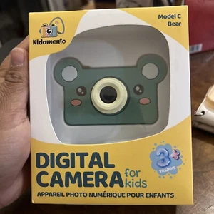 Kidamento - Model C Mikayo The Bear Digital Camera for Children -Green Free Ship - Picture 1 of 9