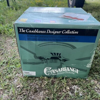 Vintage Casablanca Palisades Series 42222V Bright Brass Motor Versa Touch - Image 1 of 4