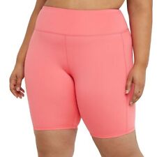 MSRP $40 Champion Plus Size Absolute Eco Bike Shorts Pink Size 1X