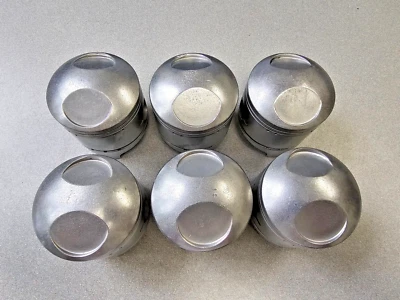 6 BONITOS PISTONES USADOS ORIGINALES ORIGINALES MAHLE PORSCHE 911 9:1 80V37 1965-67 NLA Foto 1 de 4