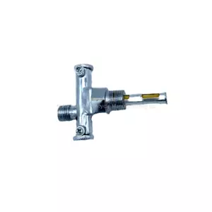 PETROL TAP 1/4" x 3/8" DUAL PLUNGER CHROME FITS BSA NORTON TRIUMPH WITH RESERVE - Picture 1 of 6